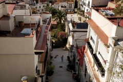 Barrio Santa Cruz vanuit Parque la Ereta