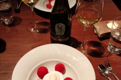 Dessert met Silvaner Auslese van Horst Sauer