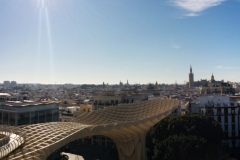 Uitzicht vanaf de Metropol Parasol