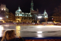 IJsbaan op Plaza de la Reina