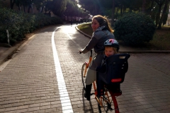 Fietsen in Jardin del Turia