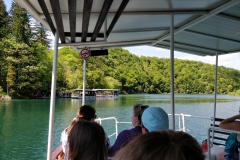 Plitvice meren - boot naar hoge meren